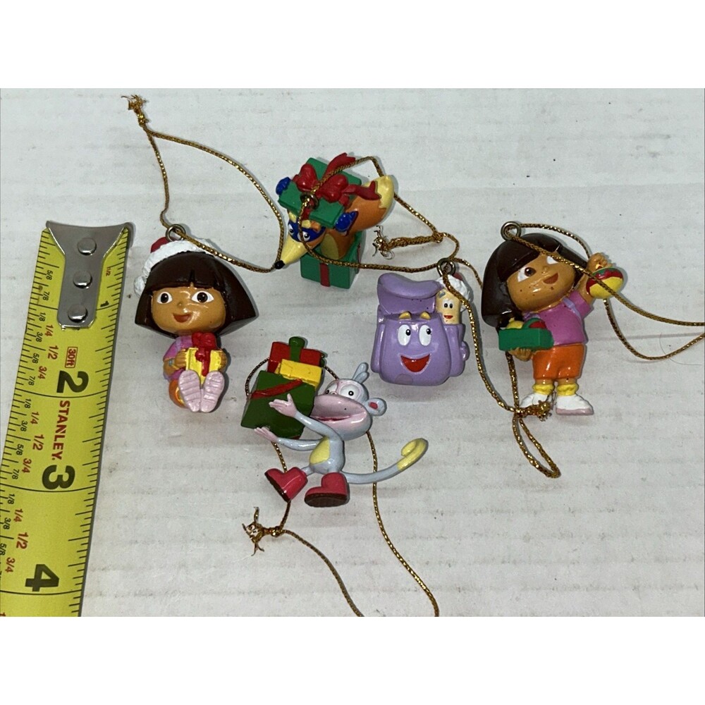 Dora The Explorer Ornaments Lot Of 5